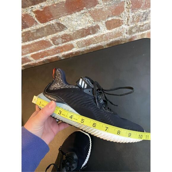 Adidas Alpha Bounce Black/Leopard Athletic Shoes Womens Size 7 CLU 600001 - Picture 13 of 13